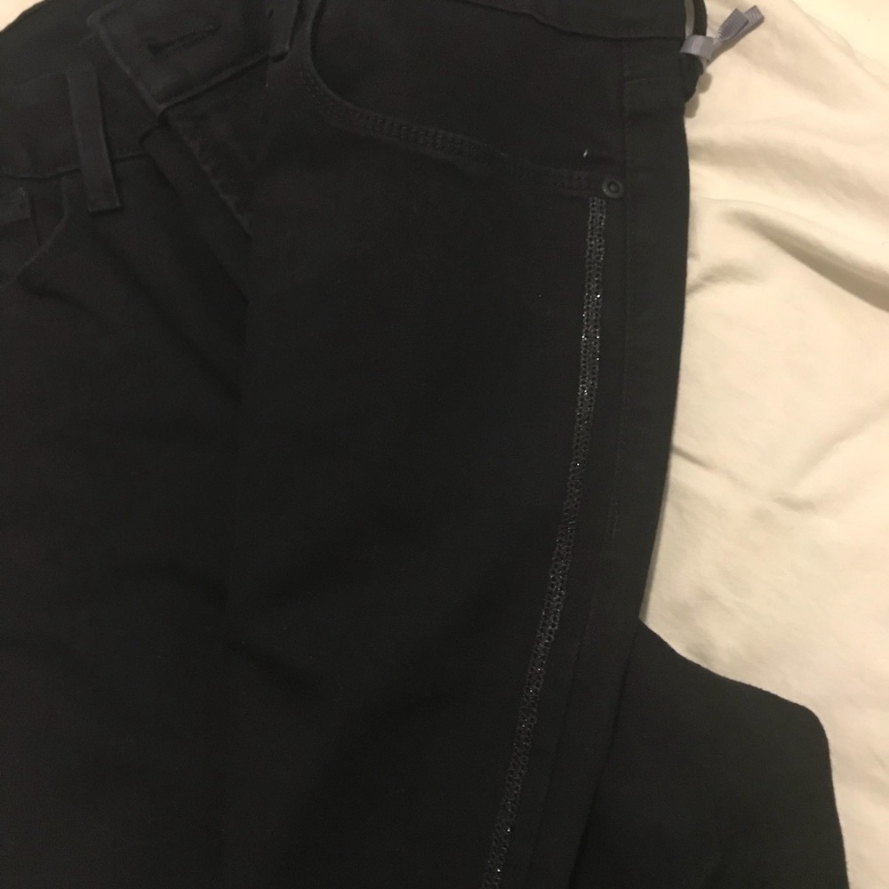 New Black Jeggings with sparkling side trim